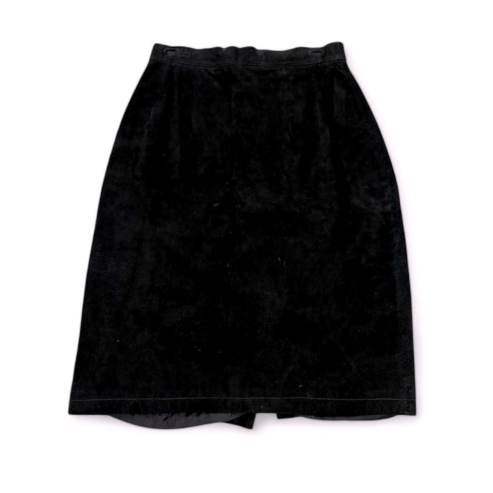 Vintage Saks Fifth Avenue Suede Pencil Skirt